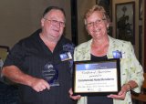 Geoff and Rose Higgins from Bundarra’a Commercial Hotel, which received an encouragement Award in the Tourism / Leisure and Related Services Category for heritage preservation and community initiatives.
