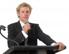Inspirational Guest Speaker for the 2011 Northern Inland Innovation Awards, Michael Crossland.