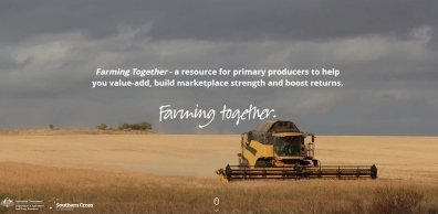 The Farming Together Initiative is creating a program to encourage cooperatives and farming groups in a bid to increase the sectors bargaining power. Image sourced from www.farmingtogether.com.au