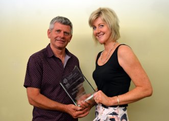 Craig and Renee Neale from 2016 RDA Northern Inland Innovation of the Year, Wholegrain Milling Company for its Certified Sustainable system and label.