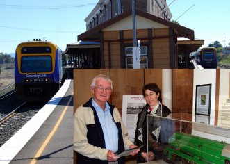 The 2010 Tourism / Leisure and Services category was won by “The Australian Railway Monument and Rail Journeys Museum at Werris Creek.” The Museum's Chris Holley is pictured in the inset with RDANI Snr Project Officer, Kim-Trieste Hastings.