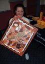 Tiffany Lowe of Armidale, who won the Indigenous Youth Category (12-18 years), with “A Hero”.